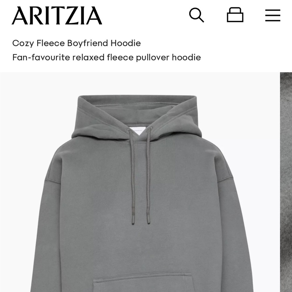 Aritzia TNA Cozy Boyfriend Hoodie